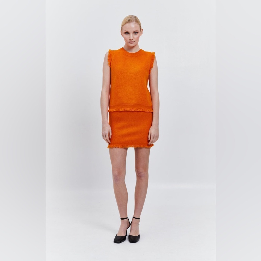 LISA YANG
FRINGED MINI SKIRT ADELA